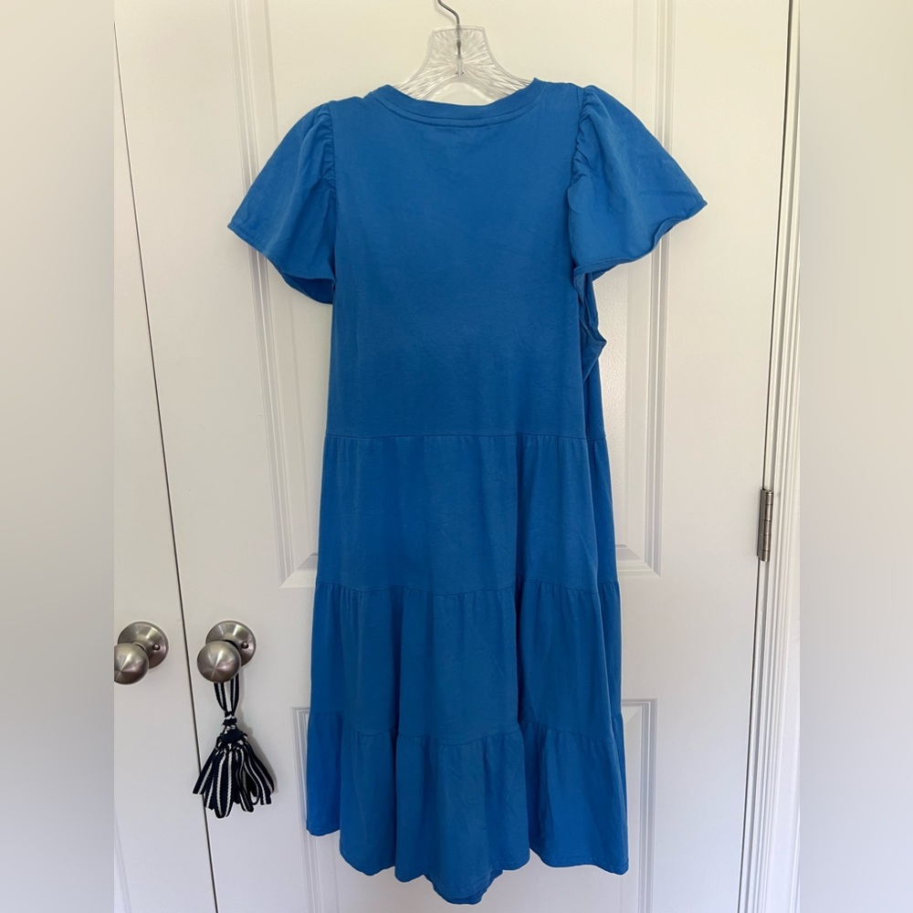 Jcrew blue knit dress